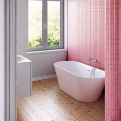 Vrijstaand Ligbad Clou Solium Geïntegreerde Overloop Met Chrome Plug Mat Wit -Baden Luxe Verkoop vrijstaand ligbad clou solium ge iuml ntegreerde overloop met chrome plug mat wit sfeer1