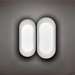 Vrijstaand Ligbad Clou Solium Geïntegreerde Overloop Met Chrome Plug Mat Wit -Baden Luxe Verkoop vrijstaand ligbad clou solium ge iuml ntegreerde overloop met chrome plug mat wit t1