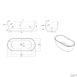 Vrijstaand Ligbad Luca Sanitair Primo Acryl 180x80x60 Cm Glans Wit (inclusief Afvoer En Sifon) -Baden Luxe Verkoop vrijstaand ligbad luca sanitair primo acryl 180x80x60 cm glans wit inclusief afvoer en sifon tech