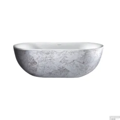 Vrijstaandbad Best Design Nicelook 180x86x60 Cm Zilver