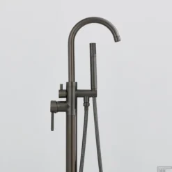 Vrijstaande Badkraan Boss & Wessing Exclusive Met Handdouche Gunmetal -Baden Luxe Verkoop vrijstaande badkraan boss wessing exclusive met handduoche gunmetal detail