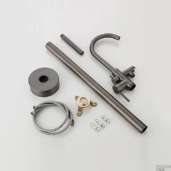 Vrijstaande Badkraan Boss & Wessing Exclusive Met Handdouche Gunmetal -Baden Luxe Verkoop vrijstaande badkraan boss wessing exclusive met handduoche gunmetal detail2