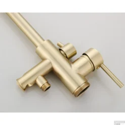 Vrijstaande Badkraan Boss & Wessing Gold Geborsteld Messing Mat Goud -Baden Luxe Verkoop vrijstaande badkraan bws gold geborsteld messing mat goud sfeer4