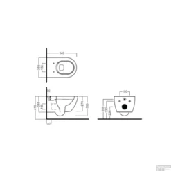 Wandcloset Alterna Primo Rimless 54 Cm Mat Wit -Baden Luxe Verkoop wandcloset alterna primo rimless 54 cm mat wit tech