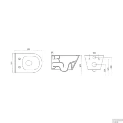 Wandcloset Boss & Wessing Randloos Met Ingebouwde Bidetkraan 53 Cm MW/KD Mat Wit -Baden Luxe Verkoop wandcloset boss wessing randloos met ingebouwde bidetkraan 53 cm mw kd mat wit tech