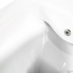 Wandcloset Boss & Wessing Aloni Keramiek Hoogglans Wit Met RVS Sproeier (Excl. Zitting) -Baden Luxe Verkoop wandcloset creavit aloni keramiek hoogglans wit met rvs sproeier detail1