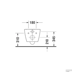 Duravit ME By Starck Wandcloset Compact Pack Diepspoel En Softclose Closetzitting 37x48x39 Cm Keramiek En Duroplast Wit -Baden Luxe Verkoop wandcloset duravit starck me rimless diepspoel 48 cm met softclose zitting wit 3