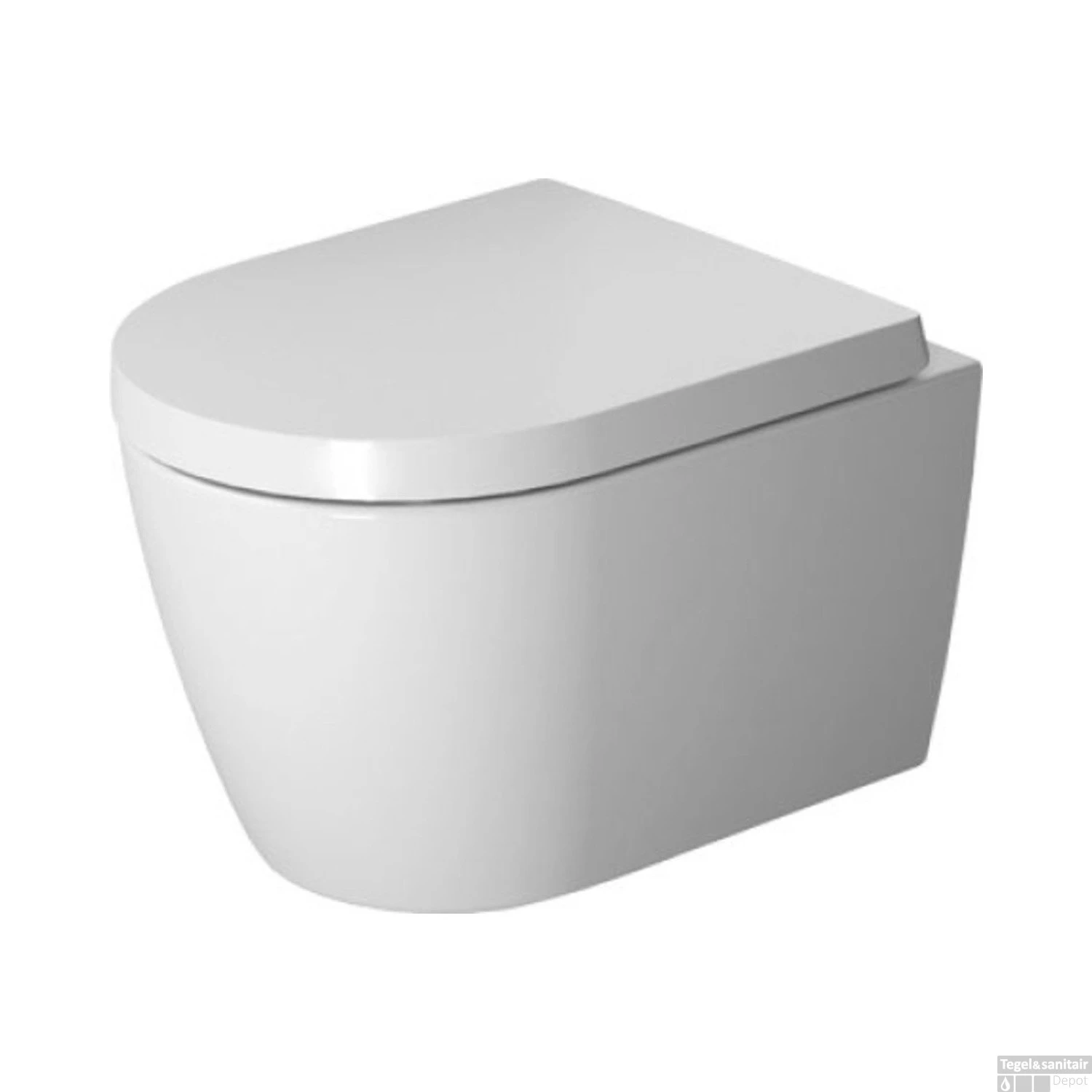 Duravit ME By Starck Wandcloset Compact Pack Diepspoel En Softclose Closetzitting 37x48x39 Cm Keramiek En Duroplast Wit