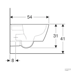 Wandcloset Geberit Icon Square 35x54 Cm Rimfree Wit -Baden Luxe Verkoop wandcloset geberit icon square 35x54 cm rimfree wit tech2