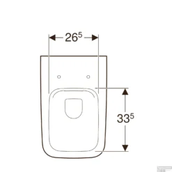 Wandcloset Geberit Icon Square 35x54 Cm Rimfree Wit -Baden Luxe Verkoop wandcloset geberit icon square 35x54 cm rimfree wit tech3