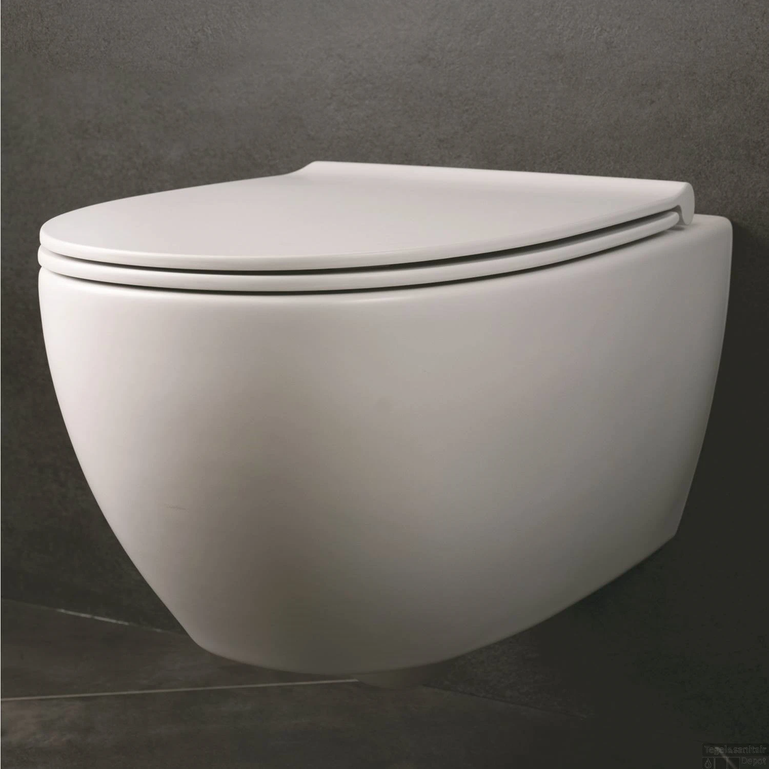 Wandcloset Globo 4 ALL 48x37 Cm Rimless Mat Wit (Exl. Zitting)