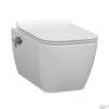 Wandcloset Idevit Halley Met Bidet Randloos Wit Keramiek 36x52x31cm (Excl. Zitting)
