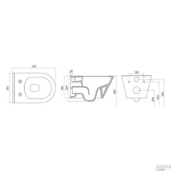 Wandcloset Rimless Space Boss & Wessing Mat Grijs -Baden Luxe Verkoop wandcloset rimless space boss wessing mat grijs tech