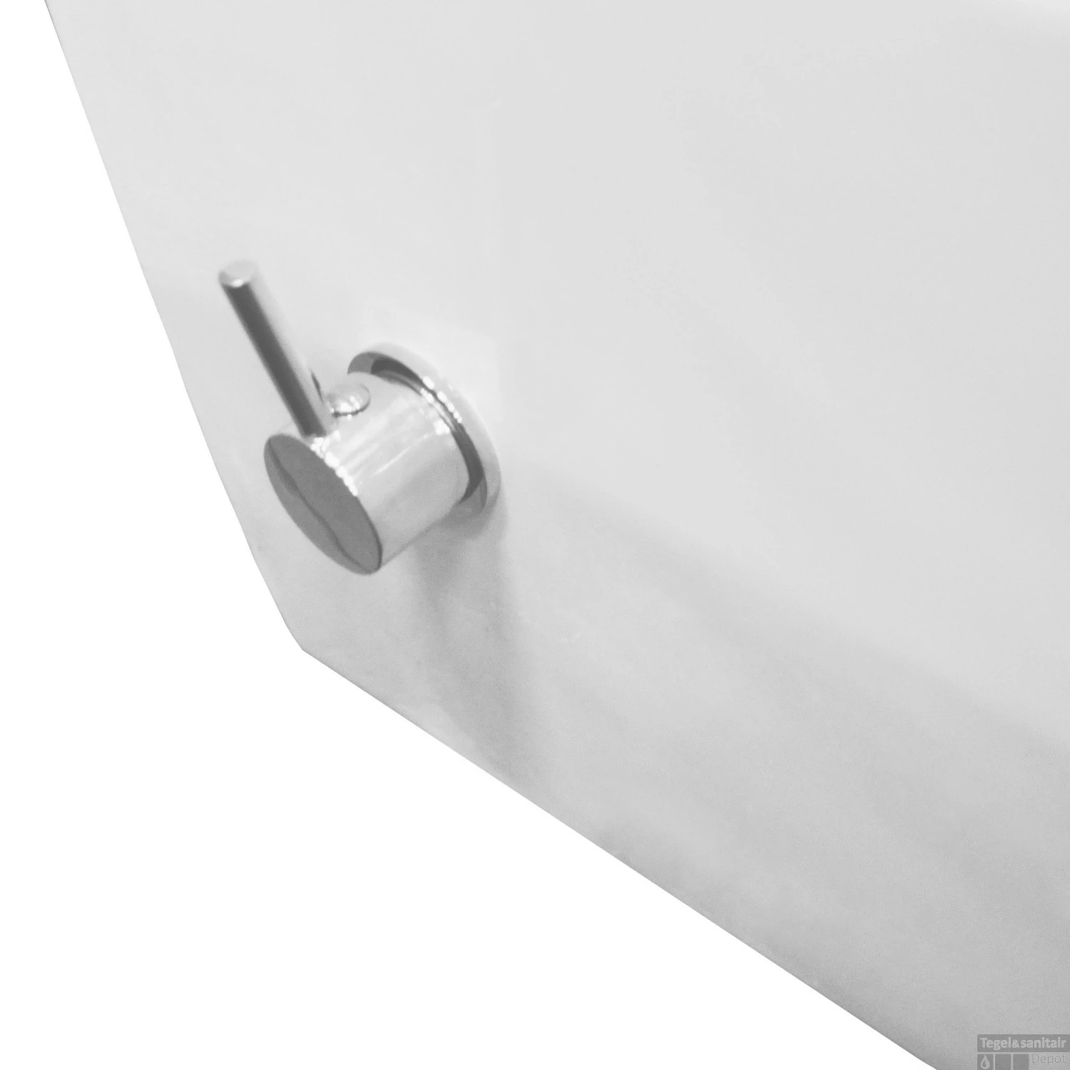 Wandcloset Wiesbaden Luxe Rimless 53 Cm Inclusief Ingebouwde Bidet MW/KD Mat Wit - Afbeelding 3