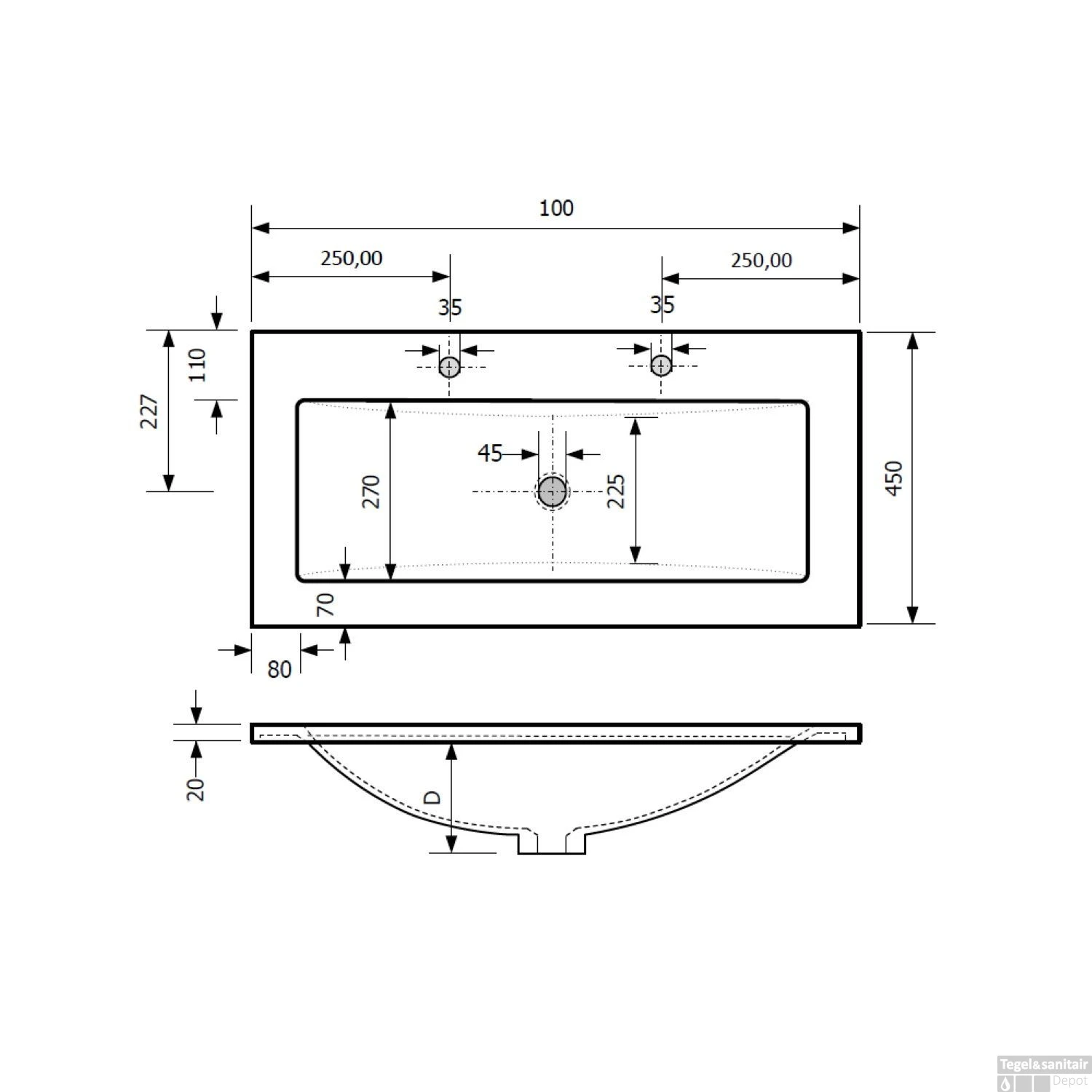ACTIE BWS Badmeubel | Paris | 100cm | Wastafel Mat Zwart | 1 Of 2 Kraangaten | Compleet | Hoogglans Wit 6 ACTIE BWS Badmeubel | Paris | 100cm | Wastafel Mat Zwart | 1 Of 2 Kraangaten | Compleet | Hoogglans Wit - Afbeelding 6