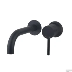 Inbouw Wastafelmengkraan Wiesbaden Caral Twenty Mat Zwart (inbouw En Afbouwdeel)