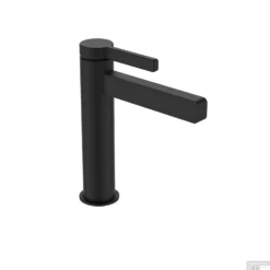 Wastafelkraan GRB Aura XL Mengkraan Met Clickwaste Zwart