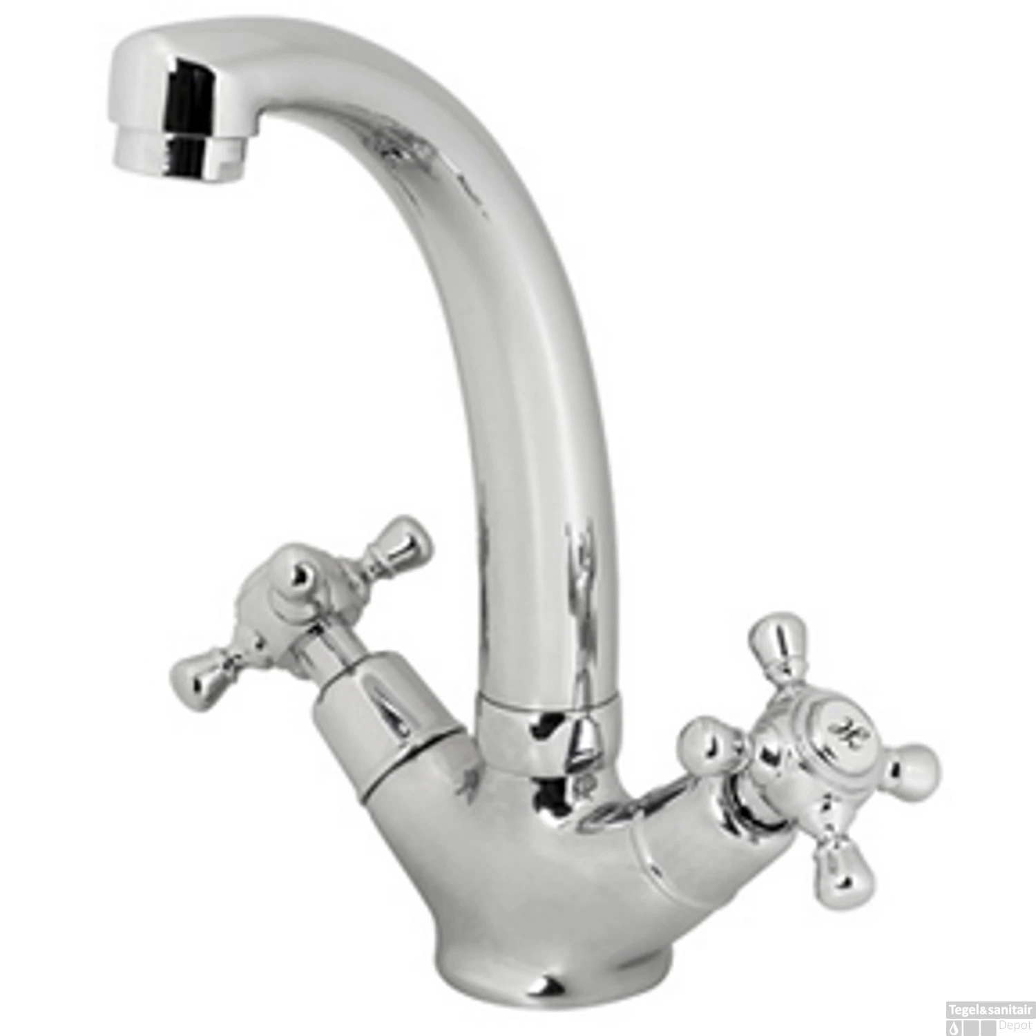 Wastafelkraan Plieger Charleston Met Waste Chroom 1 Wastafelkraan Plieger Charleston Met Waste Chroom