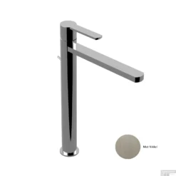 Wastafelkraan Sanimex Giulini Trekwaste Verhoogd Mat Nikkel