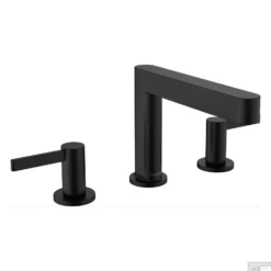 Wastafelmengkraan Finoris HansGrohe 3-gats 110 Met Push-Open Waste Mat Zwart