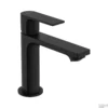 Wastafelmengkraan HansGrohe Rebris E Eengreeps 110 CoolStart EcoSmart+ Met Trekwaste Mat Zwart