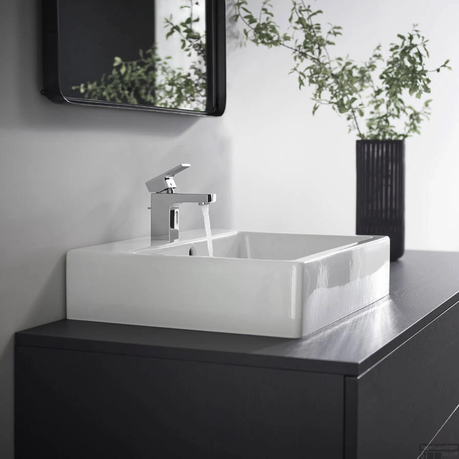 Wastafelmengkraan HansGrohe Vernis Shape Eengreeps 70 Zinc Met Metalen Trekwaste Chroom - Afbeelding 3