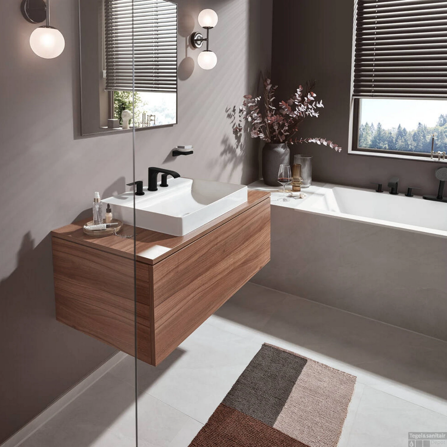 Wastafelmengkraan HansGrohe Vivenis 3-gats 90 Met Trekwaste Mat Zwart 2 Wastafelmengkraan HansGrohe Vivenis 3-gats 90 Met Trekwaste Mat Zwart - Afbeelding 2