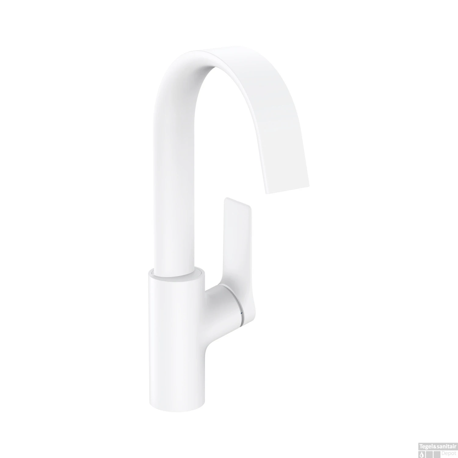 Wastafelmengkraan HansGrohe Vivenis Eengreeps 210 Met Draaibare Uitloop Zonder Afvoer Mat Wit