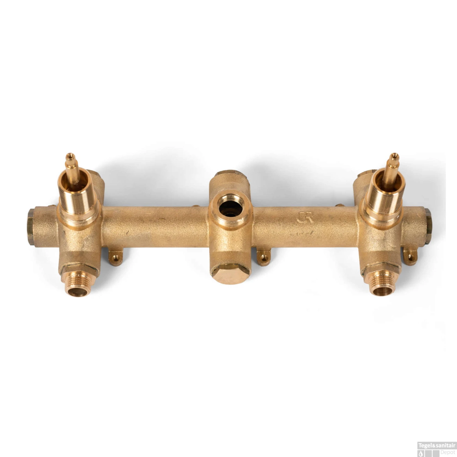 Wastafelmengkraan Inbouw Bongio Squadra 16 Cm Uitloop 2 Hendels RVS Look 2 Wastafelmengkraan Inbouw Bongio Squadra 16 Cm Uitloop 2 Hendels RVS Look - Afbeelding 2