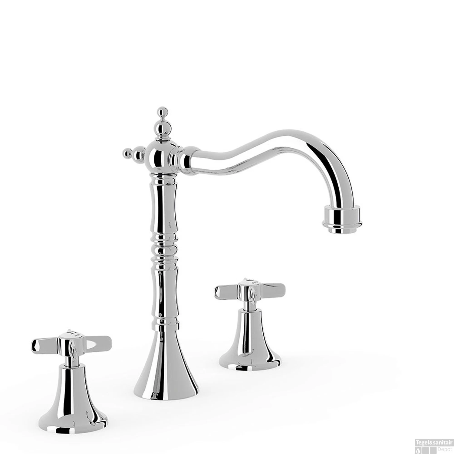 Wastafelmengkraan Tres Clasic 2 Grepen Los Chroom 1 Wastafelmengkraan Tres Clasic 2 Grepen Los Chroom