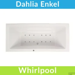 Whirlpool Boss & Wessing Dahlia Jetline 170x75 Cm Bodem Luchtsysteem Geborsteld RVS