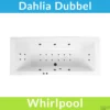 Whirlpool Boss & Wessing Dahlia Jetline 170x75 Cm Dubbel Systeem Black Tin