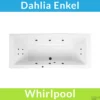 Whirlpool Boss & Wessing Dahlia Jetline 170x75 Cm Enkel Systeem Black Tin