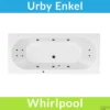 Whirlpool Boss & Wessing Urby Jetline 170x75 Cm Enkel Systeem Black Tin