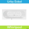 Whirlpool Boss & Wessing Urby Jetline 180x80 Cm Bodem Luchtsysteem Geborsteld RVS