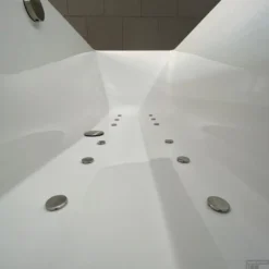 Whirlpool Boss & Wessing Dahlia Jetline 180x80 Cm Bodem Luchtsysteem Geborsteld RVS -Baden Luxe Verkoop whirlpool boss wessing dahlia jetline 180x80 cm bodem luchtsysteem geborsteld rvs sfeer