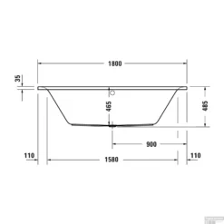 Whirlpool Duravit D-Neo Inbouw Duo 180x80x48.5 Cm Wit -Baden Luxe Verkoop whirlpool duravit d neo inbouw duo 180x80x48.5 cm wit tech2