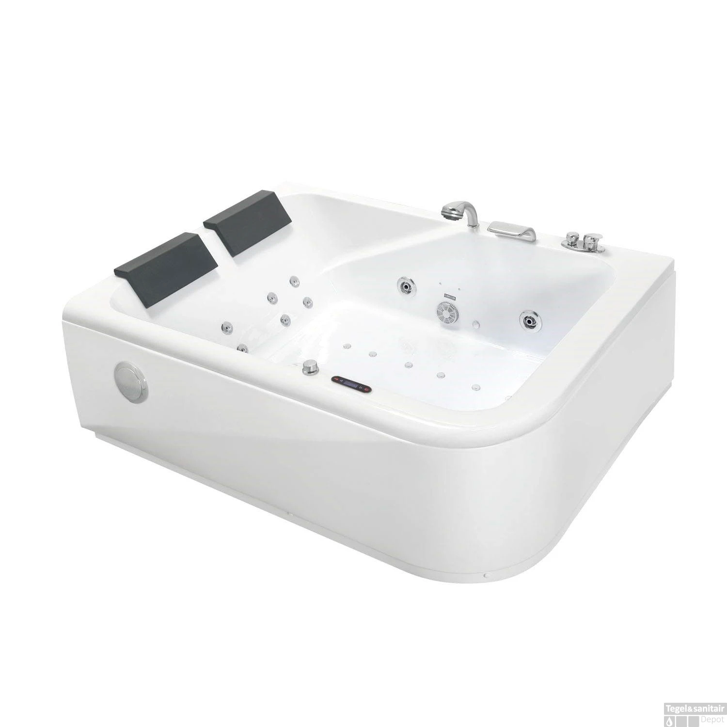 Whirlpool Kerra Marika 170x124x57 Cm Links 2 Persoons 1 Whirlpool Kerra Marika 170x124x57 Cm Links 2 Persoons