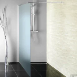 Inloopdouche Sapho Walk-In 80x190 Cm Met Muurprofiel Chinchilla Glas