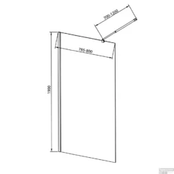Inloopdouche Sapho Walk-In 80x190 Cm Met Muurprofiel Chinchilla Glas -Baden Luxe Verkoop wi080 inloopdouche sapho walk in 80x190 cm met muurprofiel chinchilla glas tech