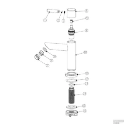 Wiesbaden 304-Imola RVS Toiletkraan 1/2" Rechte Uitloop -Baden Luxe Verkoop wiesbaden 304 imola rvs toiletkraan 12 rechte uitloop tech