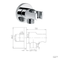 Wiesbaden Badkraan Inbouw Set Caral 01 Chroom -Baden Luxe Verkoop wiesbaden badkraan inbouw set caral 01 chroom tech2
