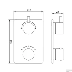 Wiesbaden Badkraan Inbouw Set Caral 01 Mat Zwart -Baden Luxe Verkoop wiesbaden badkraan inbouw set caral 01 mat zwart tech