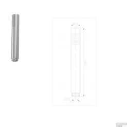 Wiesbaden Badkraan Inbouw Set Caral 01 RVS Look -Baden Luxe Verkoop wiesbaden badkraan inbouw set caral 01 rvs look tech4