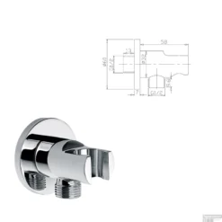 Wiesbaden Inbouw Regendouche Set 06 Caral Round Chroom -Baden Luxe Verkoop wiesbaden inbouw regendouche set 06 caral round chroom 5