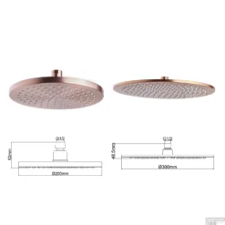 Wiesbaden Inbouw Regendouche Set 11 Caral Rechthoek Plafonduitloop Geborsteld Koper -Baden Luxe Verkoop wiesbaden inbouw regendouche set 11 caral rechthoek plafonduitloop geborsteld koper 3