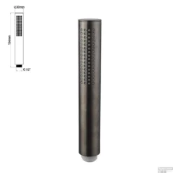 Wiesbaden Regendouche Caral | Rechthoek | Muuruitloop | Gunmetal PVD Coating | Inbouw | Incl.Inbouwdelen -Baden Luxe Verkoop wiesbaden inbouw regendouche set caral rechthoek muuruitloop gunmetal 8