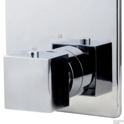 BWS Afbouwdeel Square 2-Weg Chroom Tbv Thermostatisch Inbouwdeel Uni -Baden Luxe Verkoop wiesbaden rombo afbouwdeel therm. 2 weg chroom 6
