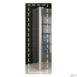 Wiesbaden Zijwand 30x200 Cm + Scharnierprofiel 10mm NANO Glas -Baden Luxe Verkoop zijwand wiesbaden 30x200 20.3842 shop