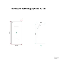 BWS Douchecabine Softclose 2.0 110x90 Cm Met Nisdeur En Zijwand 8mm Aluminium NANO Coating 9 BWS Douchecabine Softclose 2.0 110x90 Cm Met Nisdeur En Zijwand 8mm Aluminium NANO Coating -Baden Luxe Verkoop zijwand 90 tech 2
